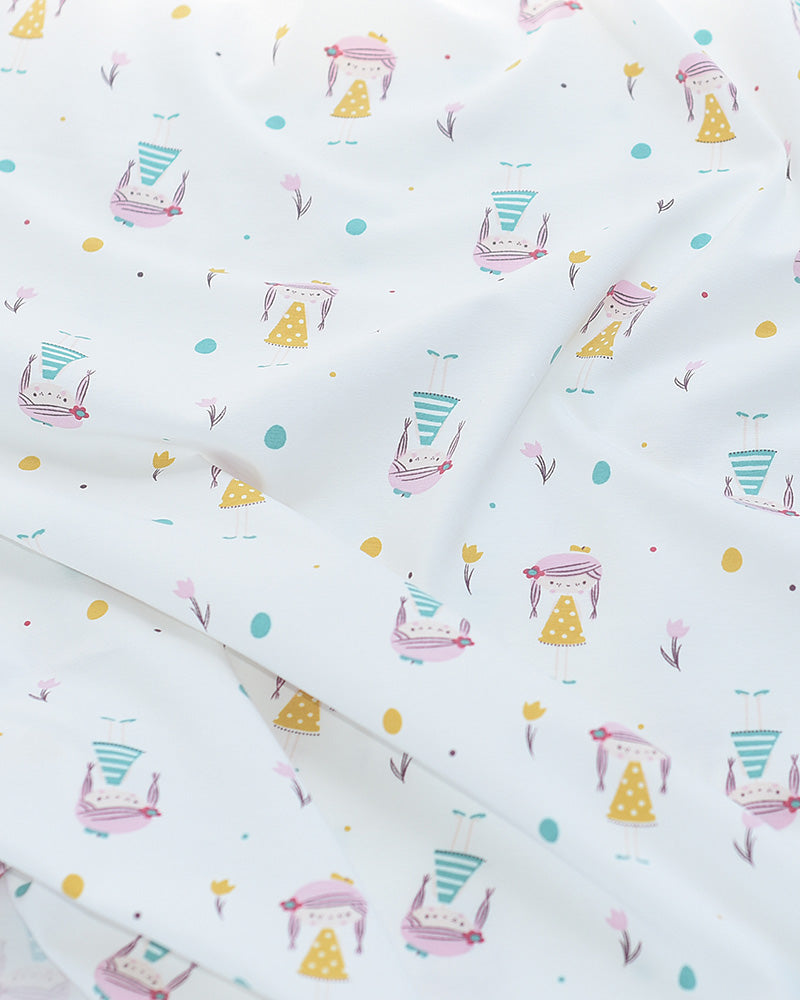 Baby Underwear Combed Cotton Lycra Knitted Fabric