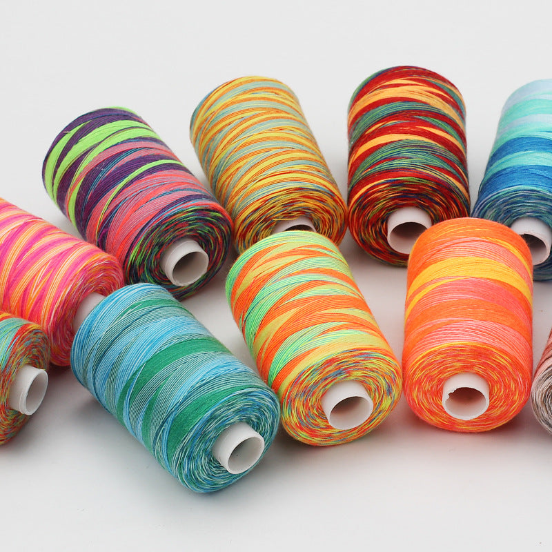 Accessories Sewing Machine Thread Polyester Color Space Dyeing Sewing Threads for Art & Craft