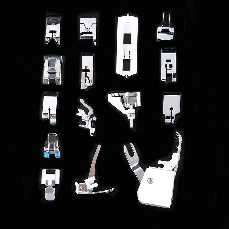 15pcs Multifunctional Sewing Machine Accessories Presser Foot Set