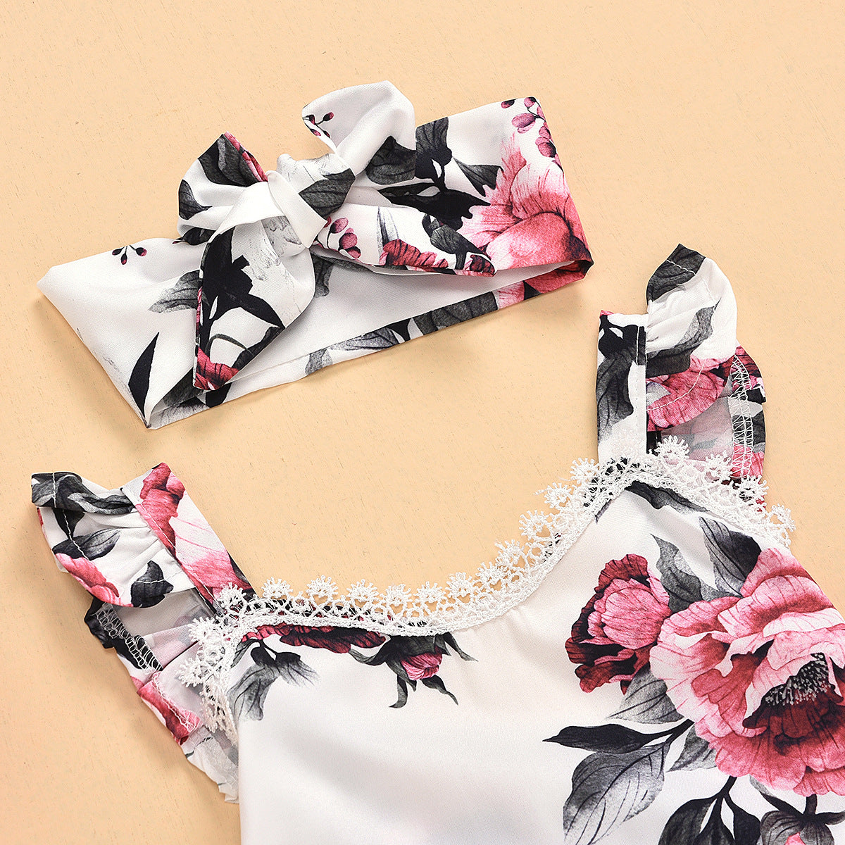 Girls Girls Clothing, Girls Jumpsuit, Printed Floral Jumpsuit