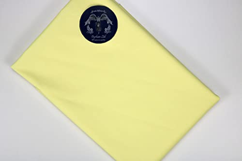 PYRHAN LTD Plain Poplin Polycotton Fabric by The Metre UK | 112 cm | Dressmaking Fabric | Dress Fabric Material for Sewing Dressmaking and Mask | 65% Polyester 35% Cotton