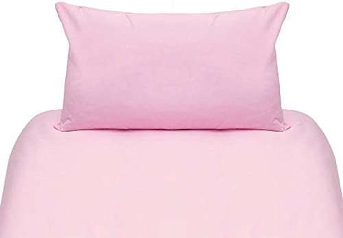 PYRHAN LTD Toddler Cot Sheets 120x60 Fitted Sheet Set with Toddler Pillow Set | 100% Cotton Fabric By The Metre UK | Crib Bed Sheets | Bedding