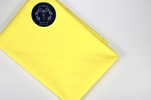 PYRHAN LTD Plain Poplin Polycotton Fabric by The Metre UK | 112 cm | Dressmaking Fabric | Dress Fabric Material for Sewing Dressmaking and Mask | 65% Polyester 35% Cotton