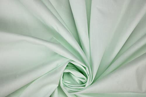 PYRHAN LTD Plain Poplin Polycotton Fabric by The Metre UK | 112 cm | Dressmaking Fabric | Dress Fabric Material for Sewing Dressmaking and Mask | 65% Polyester 35% Cotton