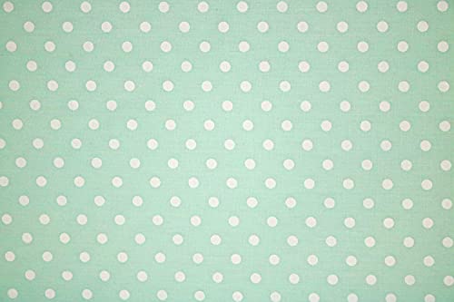 PYRHAN Polka Dots Polycotton Prints | 45 inch Wide Dress Fabric Material by Meters | Floral Polycotton Print Used in Sewing Kit and Accessories | Quilting Fabric