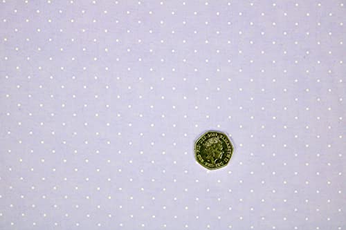 PYRHAN Polka Dots Polycotton Prints | 45 inch Wide Dress Fabric Material by Meters | Floral Polycotton Print Used in Sewing Kit and Accessories | Quilting Fabric
