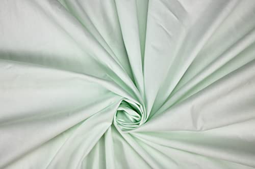 PYRHAN LTD Plain Poplin Polycotton Fabric by The Metre UK | 112 cm | Dressmaking Fabric | Dress Fabric Material for Sewing Dressmaking and Mask | 65% Polyester 35% Cotton