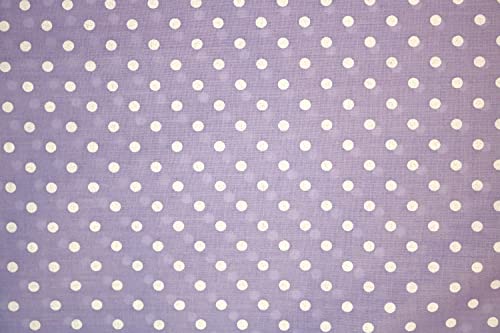 PYRHAN Polka Dots Polycotton Prints | 45 inch Wide Dress Fabric Material by Meters | Floral Polycotton Print Used in Sewing Kit and Accessories | Quilting Fabric