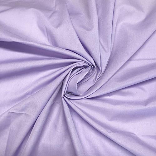 PYRHAN LTD Plain Poplin Polycotton Fabric by The Metre UK | 112 cm | Dressmaking Fabric | Dress Fabric Material for Sewing Dressmaking and Mask | 65% Polyester 35% Cotton