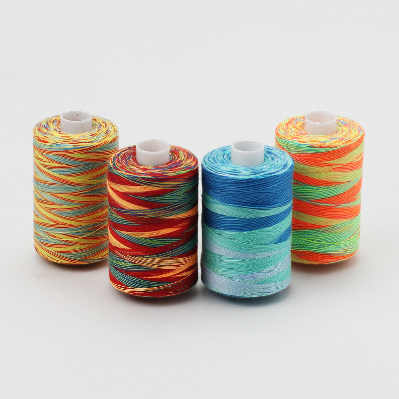 Accessories Sewing Machine Thread Polyester Color Space Dyeing Sewing Threads for Art & Craft