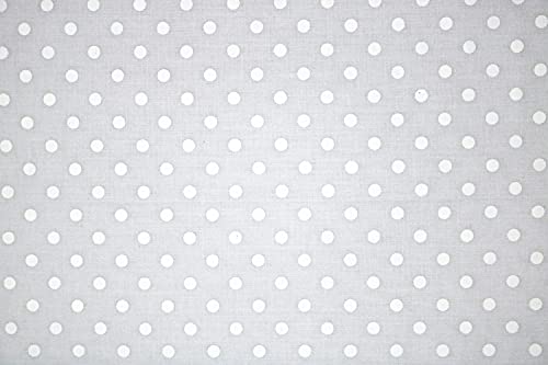 PYRHAN Polka Dots Polycotton Prints | 45 inch Wide Dress Fabric Material by Meters | Floral Polycotton Print Used in Sewing Kit and Accessories | Quilting Fabric