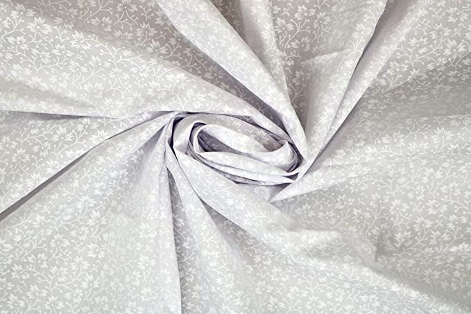 Pyrhan Tiny Pastle Vintage Floral Polycotton Prints | 45 Inch Wide Dress Craft Fabric Material by The Metre | Floral Polycotton Print Used in Sewing Kit and Accessories-Quilting Fabric.