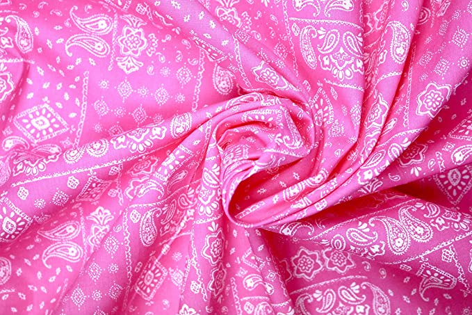 Pyrhan Paisley 100% Pure Cotton Prints – 60 inches (148 cm Approx) Wide Fabric Sold by The metre - Perfect for Sewing Projects and Dress Making.