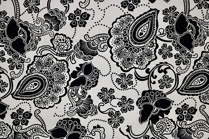 Pyrhan Paisley 100% Pure Cotton Prints – 60 inches (148 cm Approx) Wide Fabric Sold by The metre - Perfect for Sewing Projects and Dress Making.