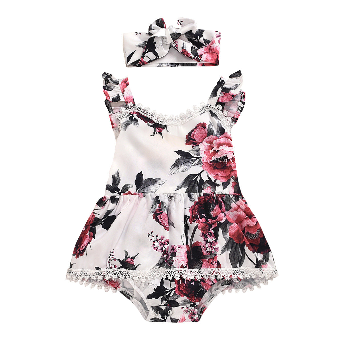 Girls Girls Clothing, Girls Jumpsuit, Printed Floral Jumpsuit