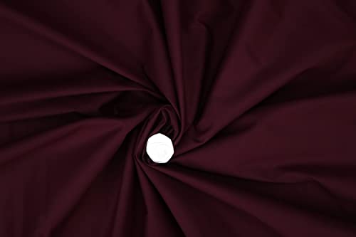 PYRHAN LTD Plain Poplin Polycotton Fabric by The Metre UK | 112 cm | Dressmaking Fabric | Dress Fabric Material for Sewing Dressmaking and Mask | 65% Polyester 35% Cotton