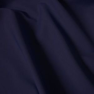 Pyrhan Polycotton French Navy Dress Fabric Material Plain Colour By The Metre 115cm wide (45)