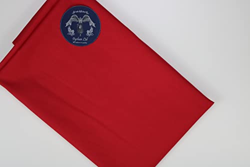 PYRHAN LTD Plain Poplin Polycotton Fabric by The Metre UK | 112 cm | Dressmaking Fabric | Dress Fabric Material for Sewing Dressmaking and Mask | 65% Polyester 35% Cotton