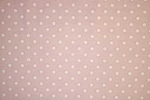 PYRHAN Polka Dots Polycotton Prints | 45 inch Wide Dress Fabric Material by Meters | Floral Polycotton Print Used in Sewing Kit and Accessories | Quilting Fabric