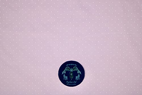 PYRHAN Polka Dots Polycotton Prints | 45 inch Wide Dress Fabric Material by Meters | Floral Polycotton Print Used in Sewing Kit and Accessories | Quilting Fabric