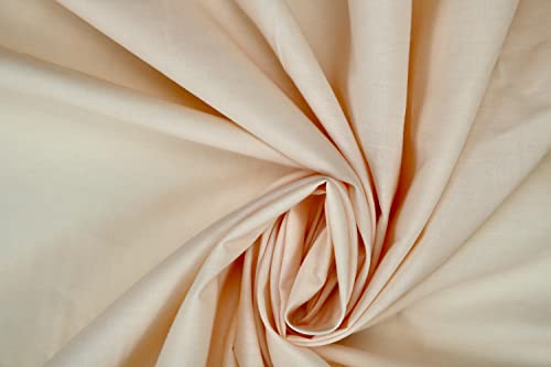 PYRHAN LTD Plain Poplin Polycotton Fabric by The Metre UK | 112 cm | Dressmaking Fabric | Dress Fabric Material for Sewing Dressmaking and Mask | 65% Polyester 35% Cotton