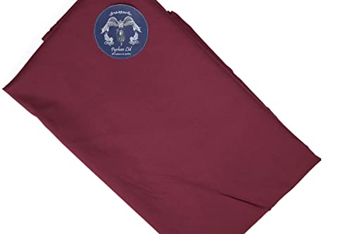 PYRHAN LTD Plain Poplin Polycotton Fabric by The Metre UK | 112 cm | Dressmaking Fabric | Dress Fabric Material for Sewing Dressmaking and Mask | 65% Polyester 35% Cotton