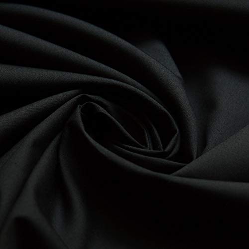 PYRHAN LTD Plain Poplin Polycotton Fabric by The Metre UK | 112 cm | Dressmaking Fabric | Dress Fabric Material for Sewing Dressmaking and Mask | 65% Polyester 35% Cotton