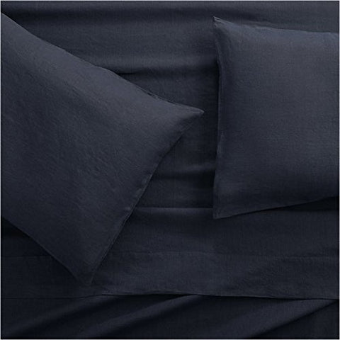 Standard Polycotton Pillowcase pair (Black)