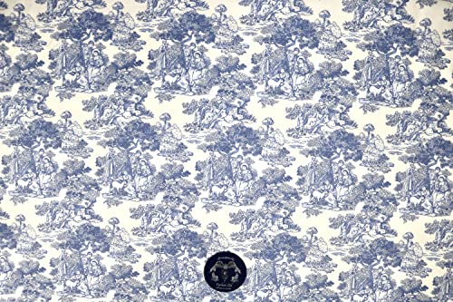 Pyrhan Art Village Life 100% Pure Cotton Prints – 45 inches (114 cm Approx) Wide Fabric Sold by The metre - Perfect for Sewing Projects and Dress Making.