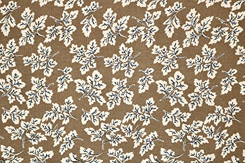 Pyrhan Maple Leaves 100% Pure Cotton Prints – 60 inches (148 cm Approx) Wide Fabric Sold by The metre - Perfect for Sewing Projects and Dress Making.