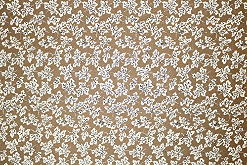 Pyrhan Maple Leaves 100% Pure Cotton Prints – 60 inches (148 cm Approx) Wide Fabric Sold by The metre - Perfect for Sewing Projects and Dress Making.