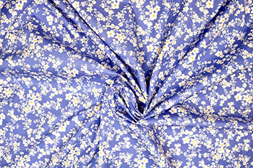 Pyrhan 100% Cotton Poplin by Rose & Hubble |Colourful Space Planets Astroids Baby Printed Cotton Fabric by The Metre UK |114 cm |Crafting & Dressmaking Fabric |Dress Fabric Material for Sewing(Ivory)