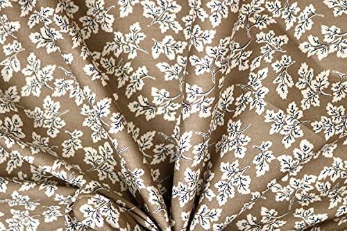 Pyrhan Maple Leaves 100% Pure Cotton Prints – 60 inches (148 cm Approx) Wide Fabric Sold by The metre - Perfect for Sewing Projects and Dress Making.